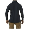 thumbnail image 2 of 5.11 Work Gear Men's Performance Long Sleeve Polo Shirt, 100% Polyester, SmartWeave Fabric, Dark Navy, Large, Style 72049, 2 of 4