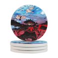 thumbnail image 1 of Posavasos de tierra de diatomeas absorbente de trébol negro, aislamiento antideslizante de tierra de diatomeas inodoro que protege la superficie de la mesa contra daños Talla única, 1 of 1