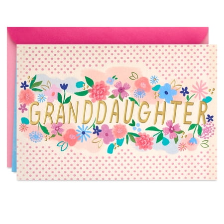 Hallmark Birthday Card for Granddaughter (Love You Just the Way You Are)