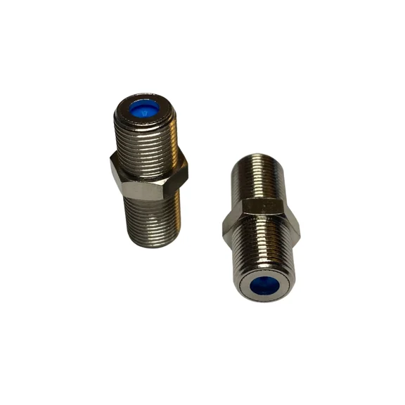 2 Ppc Belden F81 Barrel Rg6 Female Splice Coax Extension Connector