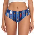 thumbnail image 1 of Fotbe Cute Fish Calzones Estampados para Mujer – Ropa Interior de Algodón, Cómoda, Suave y Elástica-X-Large, 1 of 6