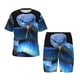 thumbnail image 1 of Balery Blue Viper Snake 2 Conjunto de Pijama Infantil de Manga Corta con Estampado – Ropa de Dormir de Algodón Suave-Large, 1 of 6