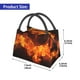 thumbnail image 2 of Fotbe Fiery Orange Flames Energy Bolsa Térmica Portátil con Estampado, Bolsa de Entrega de Alimentos Aislada, Bolsa Reutilizable de Gran Capacidad para Comidas y Supermercado, 2 of 6