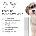 thumbnail image 2 of Peineta desenredante Eye Envy ProGlide para perros y gatos, 19 cm, 2 of 9