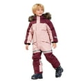 thumbnail image 3 of yocbz Kids Snow Romper Toddler Snow Suits Boys Girls Hooded Jacket & Ski Bib Pants Set Baby Snowsuit Coat Infant Winter Jumpsuit Pink,Size for 6-7 Years, 3 of 9