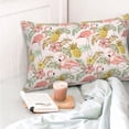 thumbnail image 6 of Disketp Pillow Covers Tropical Pink Flamingo Pineapple Pattern Throw Pillow Case Cushion Covers,Cushion For Bedroom,Couch,Home-14"X20", 6 of 8