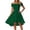 /c54Green216, variant on WEIGFI Summer Dresses For Women Casual Wedding Guest Elegant Dress Party Evening Gown High Low Hem Flowy Short Sleeve Off The Shoulder Stretchy Slim Fit Solid Color Soft Holiday Sundress,Green,L