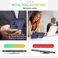 thumbnail image 5 of Compatible for Motorola Edge 2022 Case with HD Screen Protector, Moto Edge 2022 Case with Magnetic Ring Holder, Military-Grade Shockproof Protective Case for Moto Edge 2022, Blue, 5 of 17