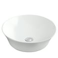 thumbnail image 2 of Karran Usa Vc-427 Valera 16-1/2" Circular Vitreous China Vessel Bathroom Sink - White, 2 of 5