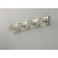 thumbnail image 4 of E22834-18SVPC ET2 Lighting Gem-4 Light Bath Vanity in Modern style-31 Inches wide by 5.25 inches high-Polished Chrome Finish-Silver Shade Color, 4 of 5