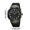 thumbnail image 3 of Quartz Digital Watch Alarm Stopwatch Luminous Sports Waterproof Wristwatch Multi Function Durable Shock Resistant Accurate Time, for School Study Running Hiking Camping Outdoor Sports Daily Use, 3 of 5