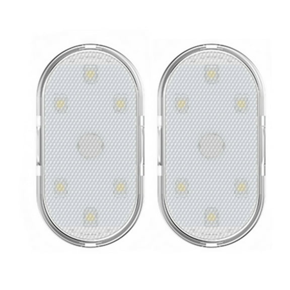 2Pcs Touch Sensor LED Light Car Interior Wireless Ambient Neon USB Charge Lamps TAPDRA Spare Part