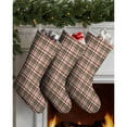 thumbnail image 3 of 3 Pcs Christmas Stockings,Red and Green Christmas Plaid Pattern Stockings Christmas,14.8'' Xmas Stockings,Christmas Party Favors,Christmas Party Decorations,Christmas Stockings Personalized, 3 of 5