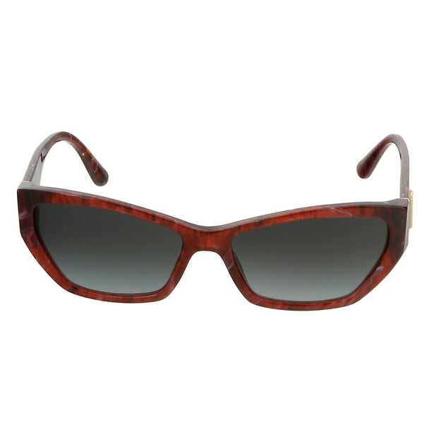 Dolce & Gabbana DG4375 32528G Bordeaux Marble Cat Eye Sunglasses for Womens  