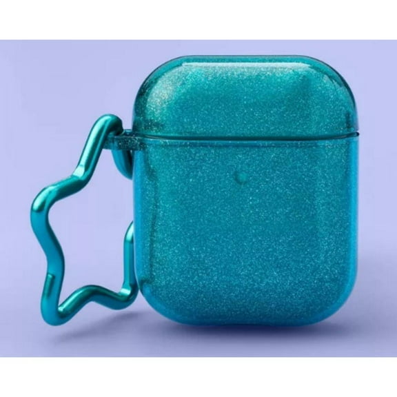 More Than Magic Airpod Hardshell Case Glitter Color: Teal