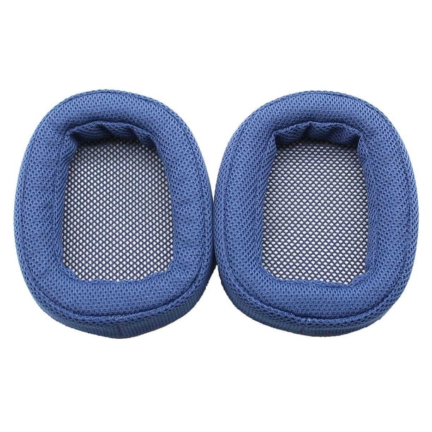 sweethay 1 Pair Ear Pads Cushion Earphones Hearing Protection Softness Headset Mesh Earmuff Replacement for G433 Headphone Black Azul