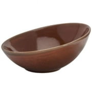 18.5 oz Terra Verde Cotta Porcelain Slanted Bowl