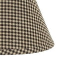 thumbnail image 4 of Newbury Gingham Black 12" Bulb Clip Fabric Lamp Shade by Raghu, 4 of 5