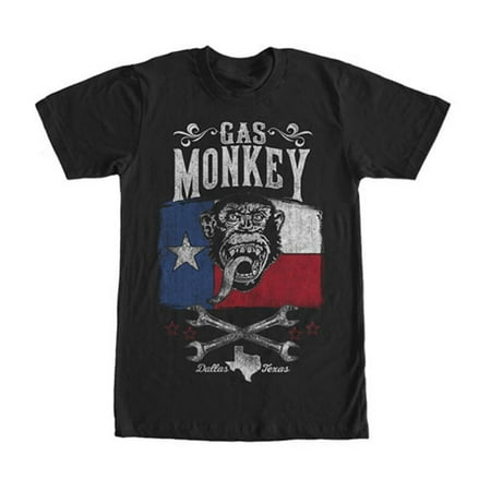 - Gas Monkey Men's Lone Star T-shirt Black