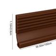 thumbnail image 3 of Under Door Draft Stopper Weather Stripping Door Sweep Gap Filler Noise Blocker Wind Guard For Bedroom AC Home Office Insulation, 3 of 7