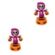 thumbnail image 2 of Matsuzay Decoración de dibujos animados de coche de escritorio de oficina de juguete de muñeca de calabaza de Halloween de baile con energía Solar Type6 NO6 Matsuzay CBP095465, 2 of 5