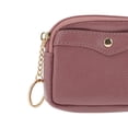 thumbnail image 5 of Unique Bargains 1 Pc Coin Purse Wallet Portable Square With Rounded Corners Coin Purse Pouch Oak Red, 5 of 5