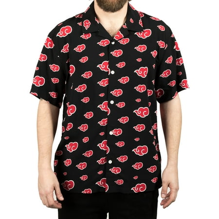 Naruto Men's & Big Men's Short Sleeve Woven Resort Shirt, Sizes S - 3XL
