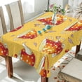 thumbnail image 3 of SKYSONIC 60"x60" Square Tablecloth with Coffee Cups Prints, Anti-Wrinkle and Smooth Table Cloth for Kitchen/Home/Dinning Wedding Decoration, 3 of 7