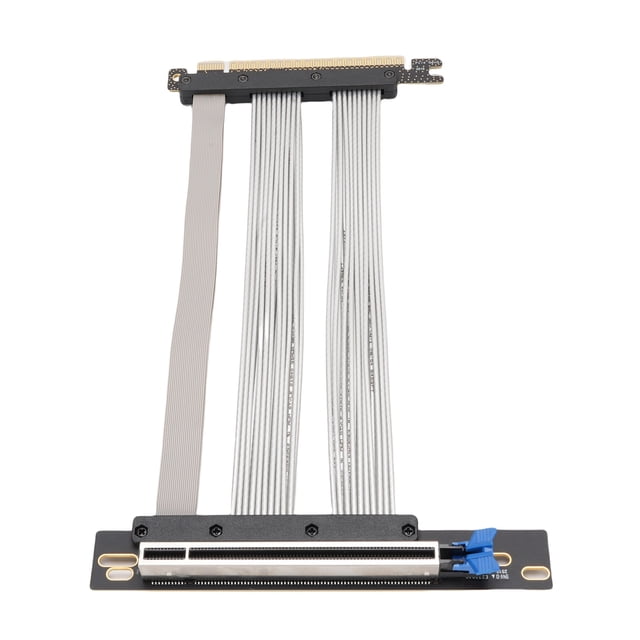 Cable Elevador PCIe 5.0 16x, Extensión De Tarjeta Gráfica GPU Gen 5 Flexible, Admite RTX4090 5090, RX8900, RX7900XTX, Protección De EMI Robusta, Diseño Ultra Flexible,