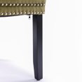 thumbnail image 5 of 2-Piece High-End Tufted Dining Chairs - Modern Velvet Upholstered with Solid Wood Legs & Nailhead Trim, Contemporary Set,Olive Green, 5 of 18