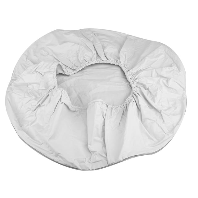 Cubierta universal para neumático de repuesto de 28 pulgadas, accesorio impermeable para remolque, RV, SUV, camión, color blanco