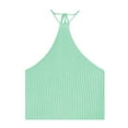 thumbnail image 6 of Sngxgn Womens Tank Tops V Neck Casual Sleeveless Camisole Blouses Summer Basic Tank Shirt(Green,M), 6 of 8