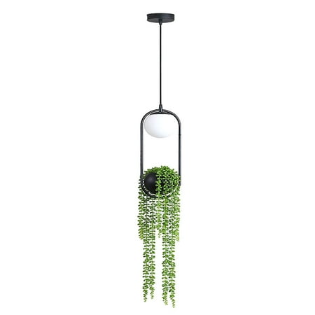 

WIURAY Led Lights For Bedroom Nordic Plant Chandelier Flower Pot Aisle Restaurant Beautiful Sky Garden LEDLamp