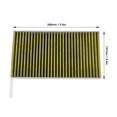thumbnail image 4 of Lot de 2 filtres à air d'habitacle au charbon actif pour Tesla Model 3 et Model Y 2019-2021, 4 of 4
