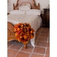 thumbnail image 4 of MISSPIN Couronnes d'Automne de 20 Pouces pour Porte d'Entrée, Couronne de Récolte de l'Action de Grâce, Décorations de Style Ferme pour Maison, Porche, Mur, Fenêtre, Automne pour Intérieur Extérieur (Orange), 4 of 8