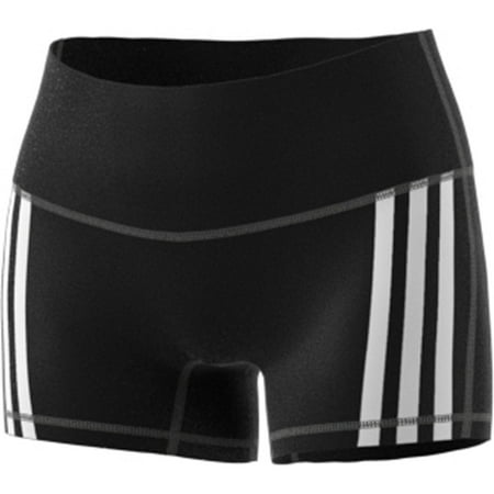 Adidas 3-Stripe 4" Volleyball Shorts Black | White S