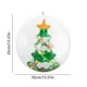 thumbnail image 3 of Christmas Party Inflatable Christmas Ball Ball Holiday Decoration Thickened Transparent Pvc Toy Ball, 3 of 6