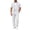 White B, variant on Stamzod Men's Clothing Sets 2 Piece Casual Linen Track Suits Mens Short Sleeve Shirt Jackets and Long Pants Set Travel Vacation Beach Outfit
