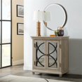 thumbnail image 2 of Home Fare Two Door Mirror Front Accent Chest in Rustic Oak Brown, 2 of 2