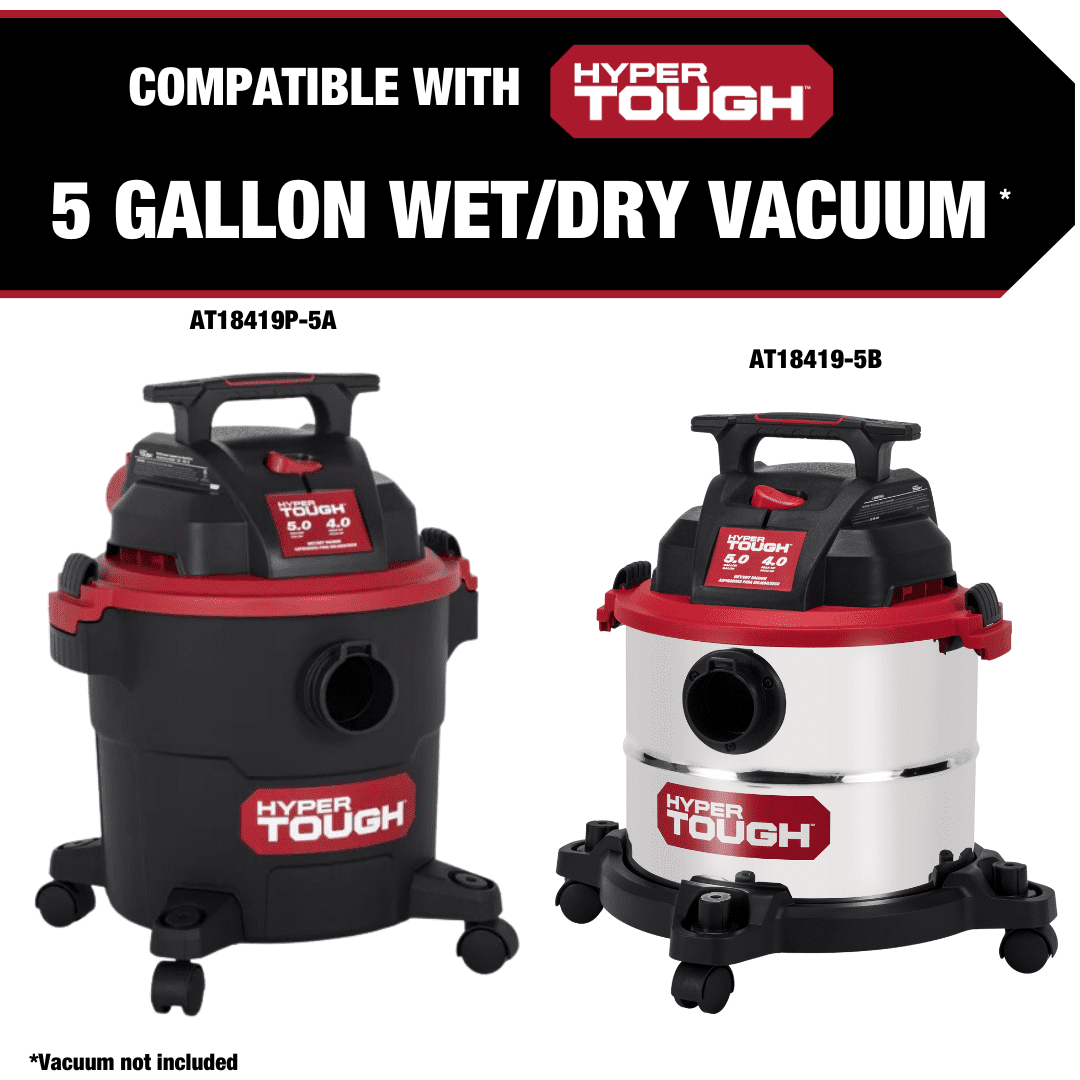 Hyper Tough 19-3100 High-Efficiency Disposable Filter Bag for 5 Gallon Wet/Dry Vacuum