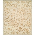 thumbnail image 2 of K2 Floor Style Carol Bolton Alabaster Leaf Hand Made Wool Area Rug, 2 of 2
