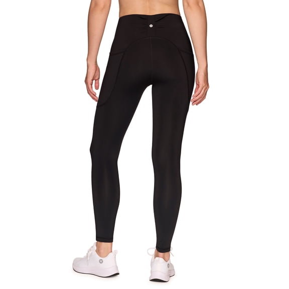 RBX Active Women's High Rise Ruched Back Squat Proof Leggings