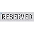 thumbnail image 3 of 8" Word - Reserved Parking Lot Pavement Marking Stencil, 3 of 3