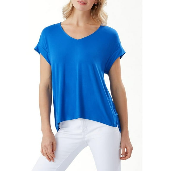 Tommy Bahama Sealight V-Neck Top, Turkish Blue, Small