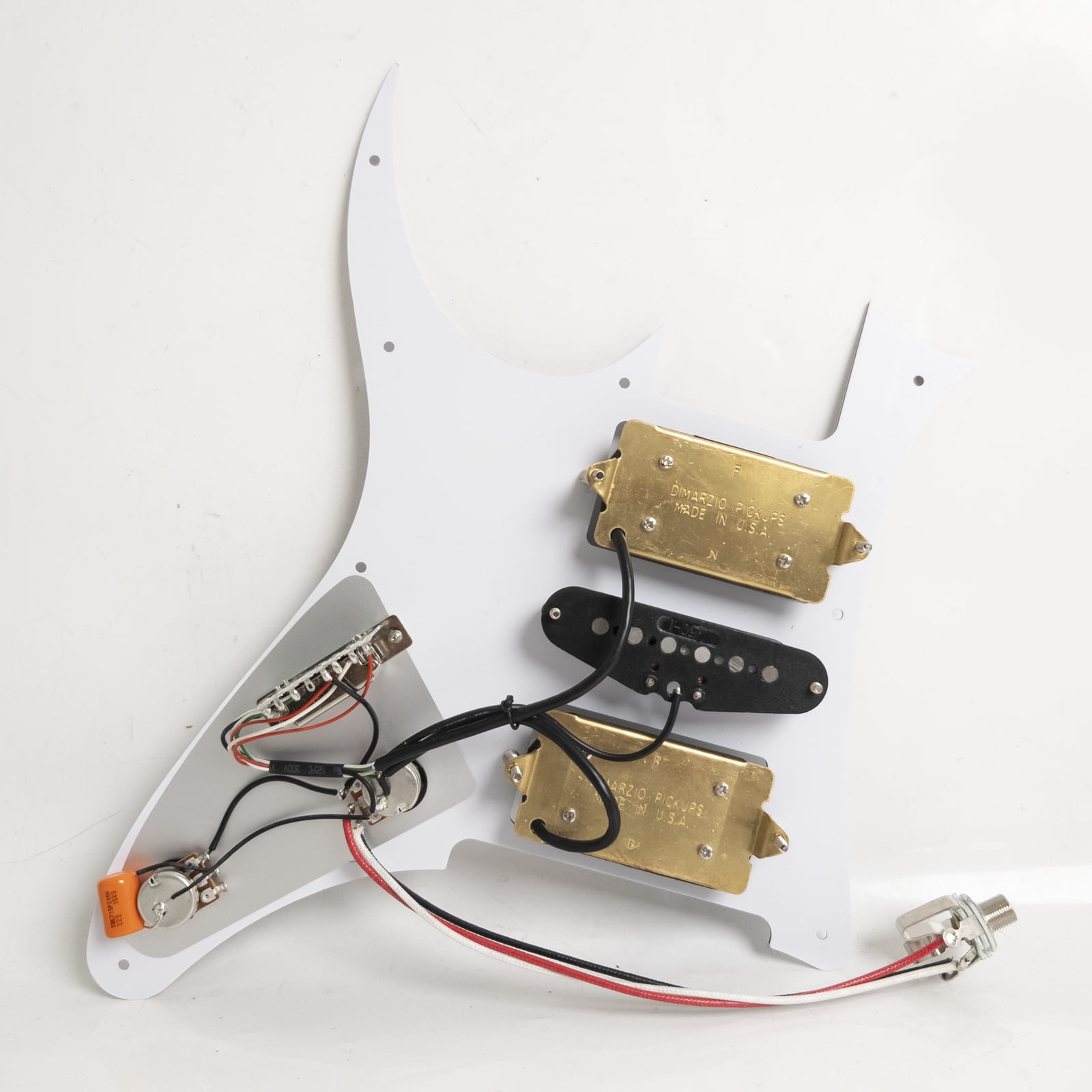 HSH Guitar Prewired Loaded Pickguard, with Alnico 5 Single Coil and Humbuckers Pickups, for Ibanez RG Electric Guitar