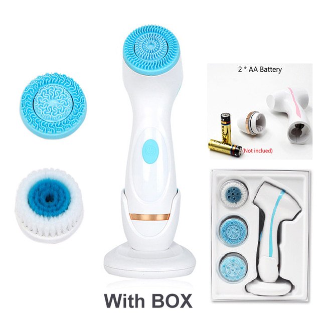 Ultrasonic Cleaner Electric Cleansing Brush 3 In 1 Face Massagers Sonic