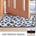 thumbnail image 3 of Blue and Dark Blue Leopard Pattern Door Rugs,Washable Non Slip Door Mats Indoor,Decorative Door Mats,Entry Mat Indoor for Entrance,Bedroom,Kitchen,Bathroom,30"x17", 3 of 6