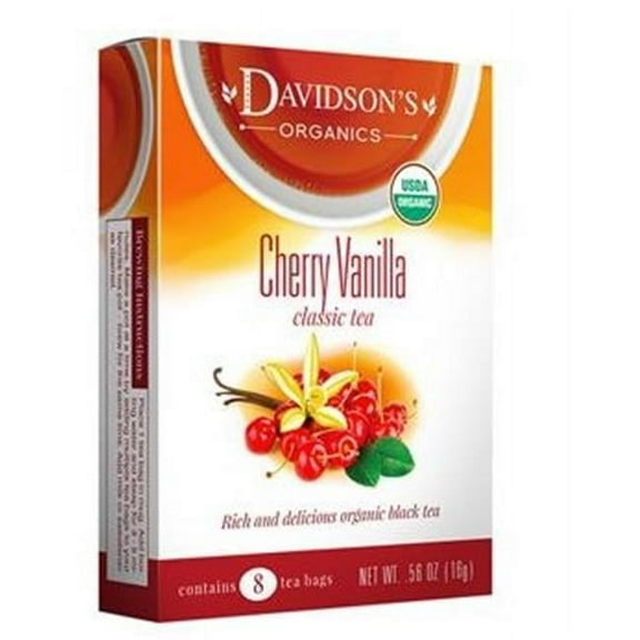 Davidsons Organics 1101 Single Serve Cherry Vanilla Tea - 100 Count