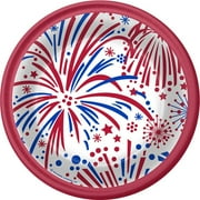 Fireworks Design 7" Dessert Plates