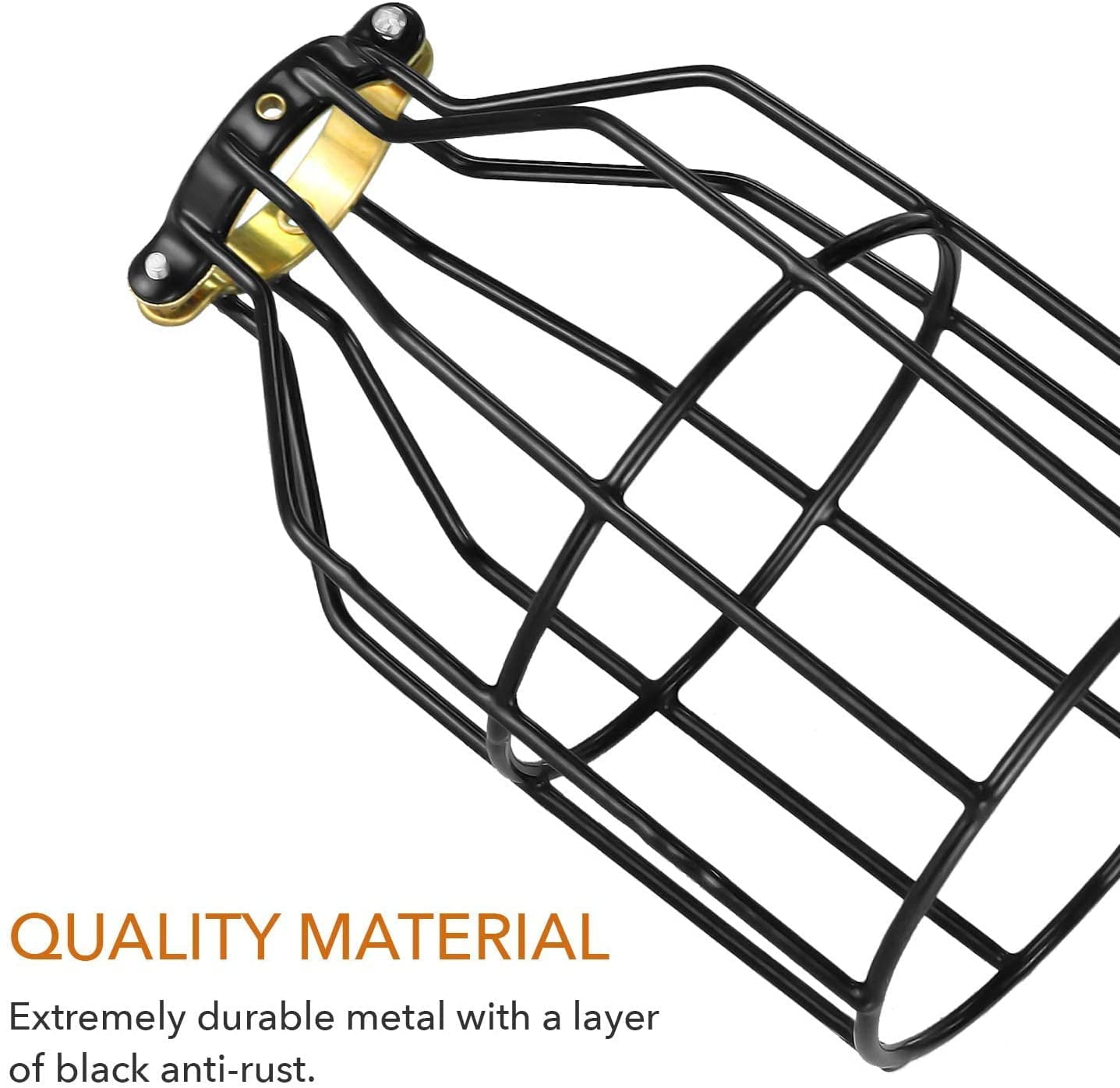 Metal bulb guard lamp cage best sale